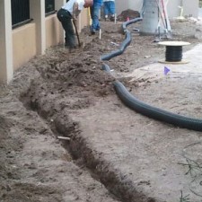 Drainage
Gutters are the ideal way of redirecting water to prevent runoff from damaging your home’s foundation and landscaping. To get the best possible results for protecting your home, you need a plan for what to do with the water runoff and drainage.