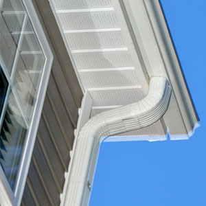 Downspouts, Soffit and Fascia
While gutters are important, there are other elements that are necessary that complete the big picture. Let us help you get the look you desire by repairing, replacing or installing downspouts, soffit and fascia on your home. Like our gutters, we offer a variety of color options so when it comes to appearance you are limited by only your imagination. Whether you seek repair or replacement, our craftsmanship is unmatched—you are sure to love the results!